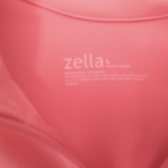 Ladies Zella Full-Zip Jacket, size L, great condition, pretty salmon color. - Picture 3 of 4